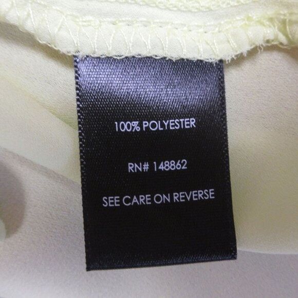 TORRID Peplum Georgette Button/Tie Front Top Plus Sz 2 (2X 18-20) Sunny Lime NWT - Picture 6 of 10